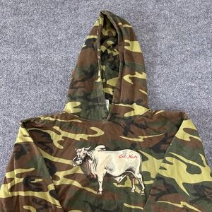 Anti Hero Hoodie Mens Size S Camo Graphic Bull Skate Streetwear Pullover